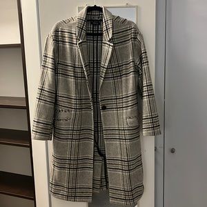 Madewell Plaid Coat